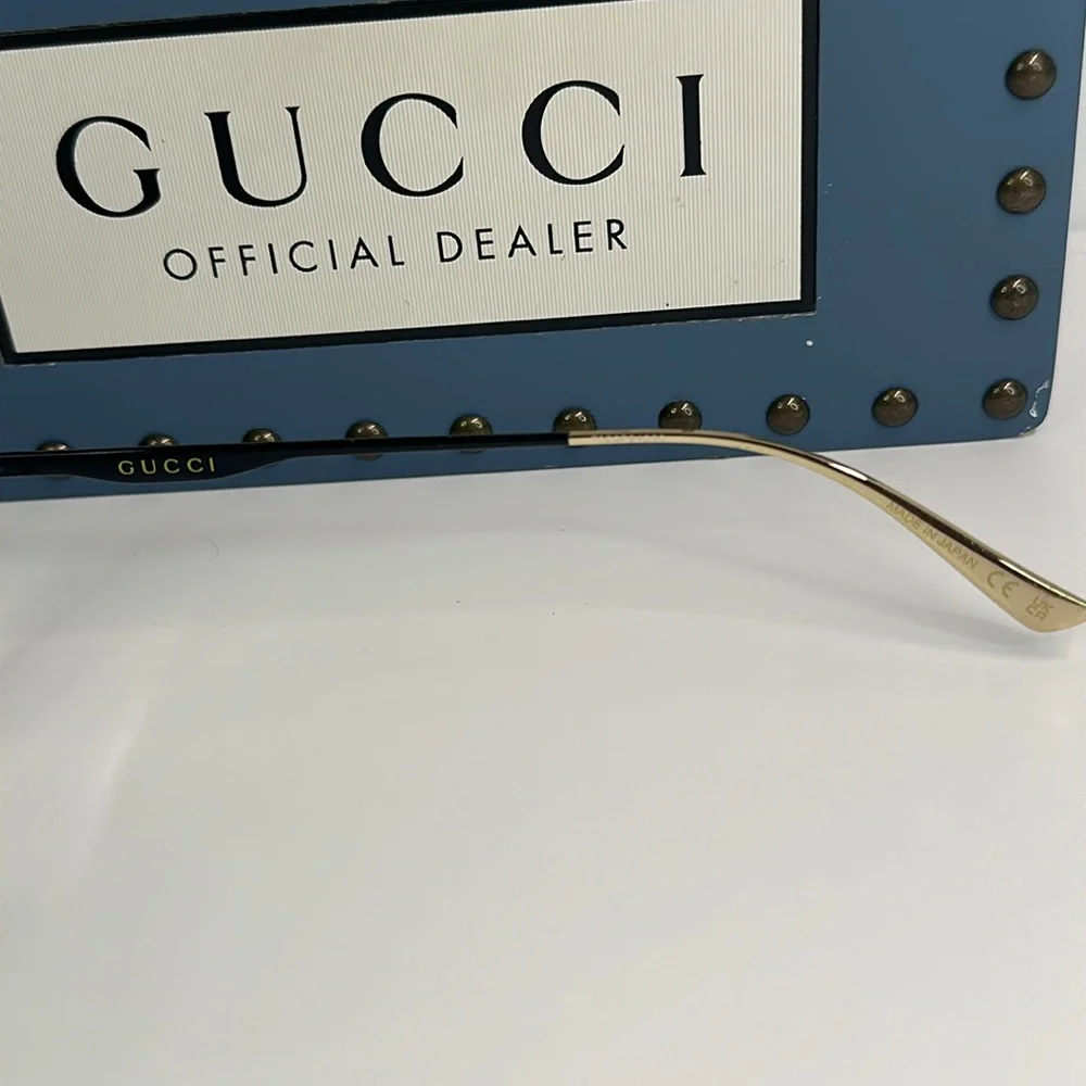 New Authentic GUCCI GG0337O Round Black Eyeglasses